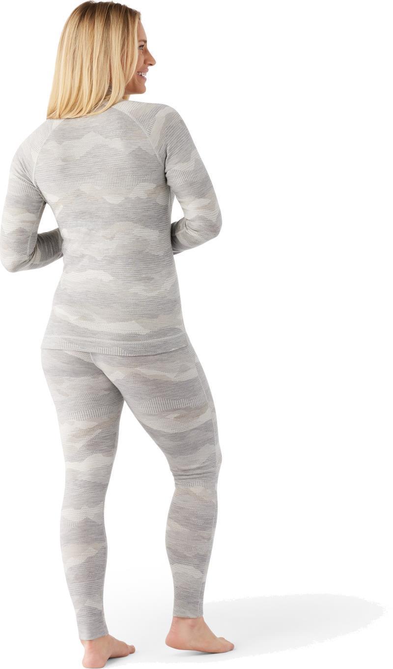 Classic Thermal Merino (250) Base Layer 1/4 Zip - Womens - Light Gray Mountain Scape 3