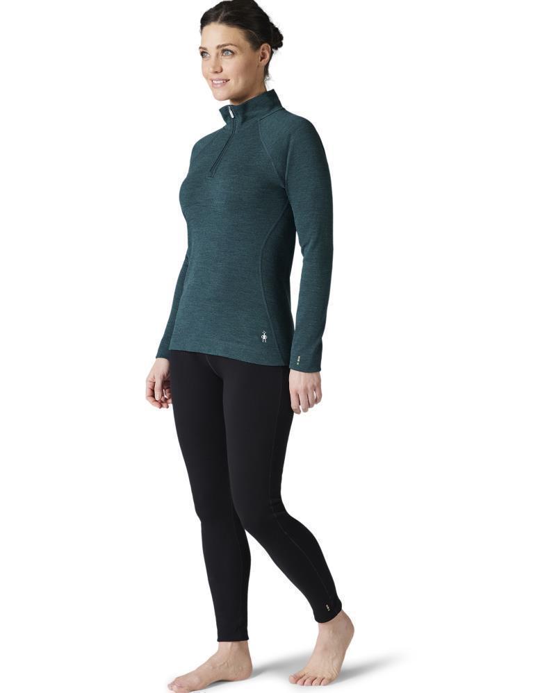 Classic Thermal Merino (250) Base Layer 1/4 Zip - Womens - Twilight Blue Heather 2