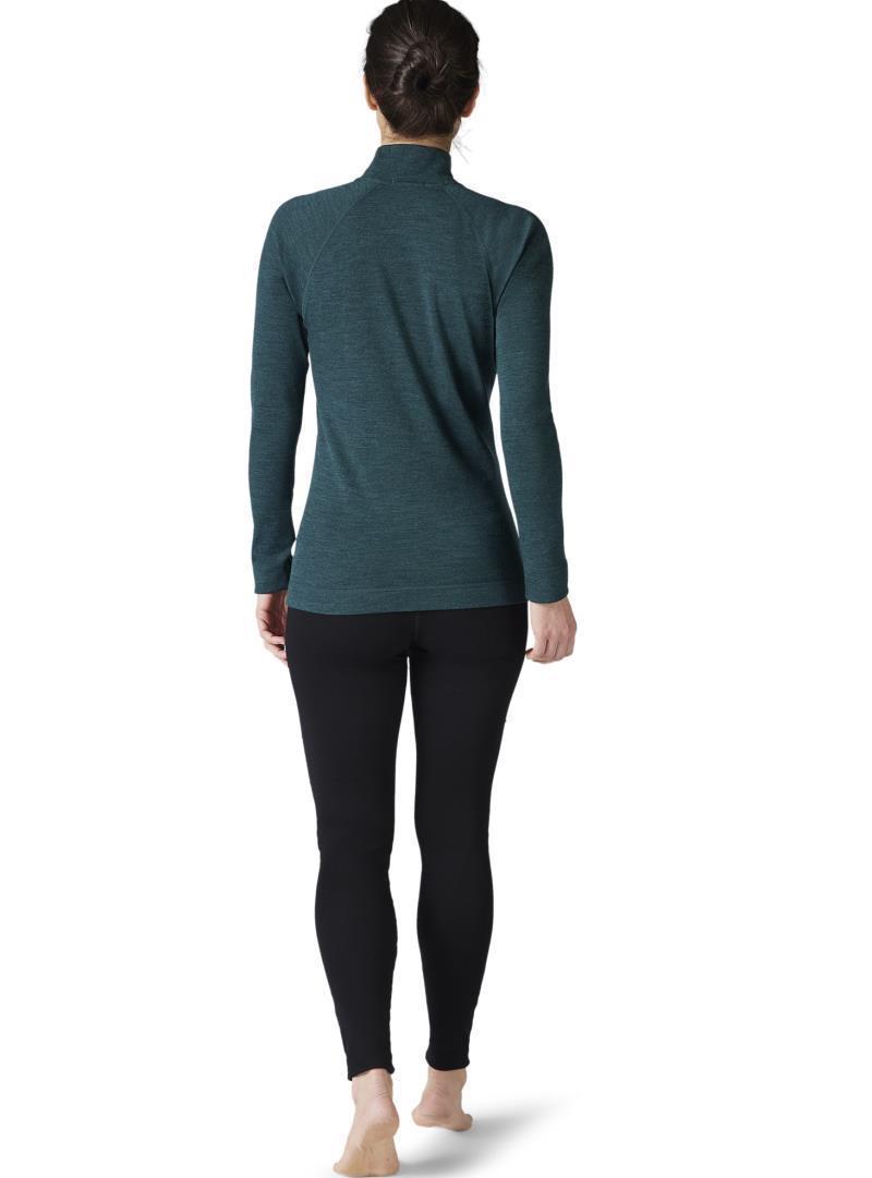 Classic Thermal Merino (250) Base Layer 1/4 Zip - Womens - Twilight Blue Heather 3