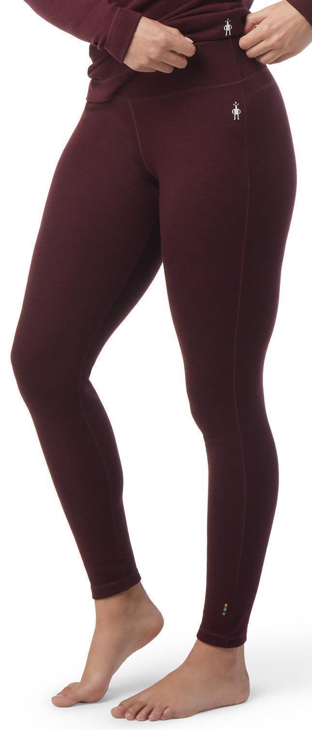 Classic Thermal Merino 250 Base Layer Bottoms - Womens - black cherry heather 1