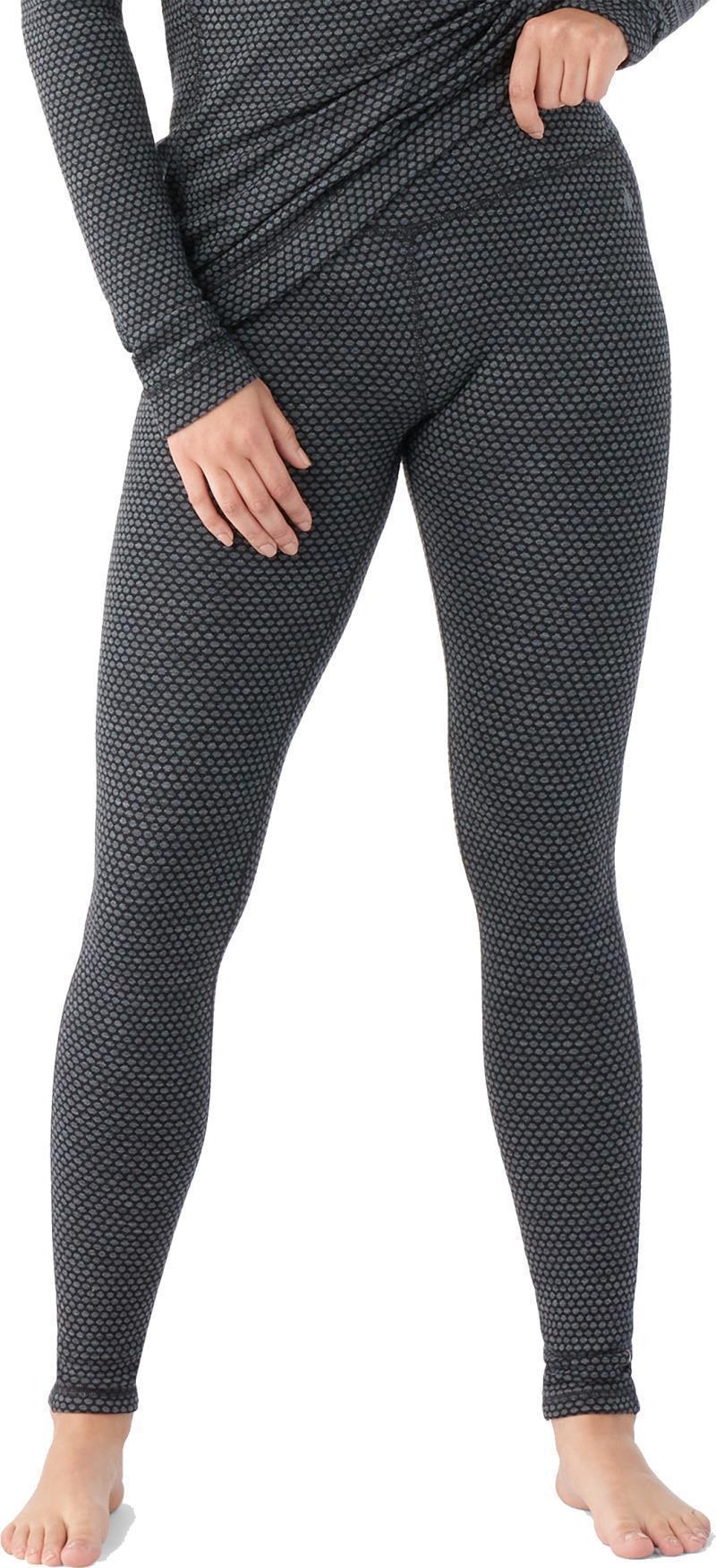 Classic Thermal Merino 250 Base Layer Bottoms - Womens - black dot 1