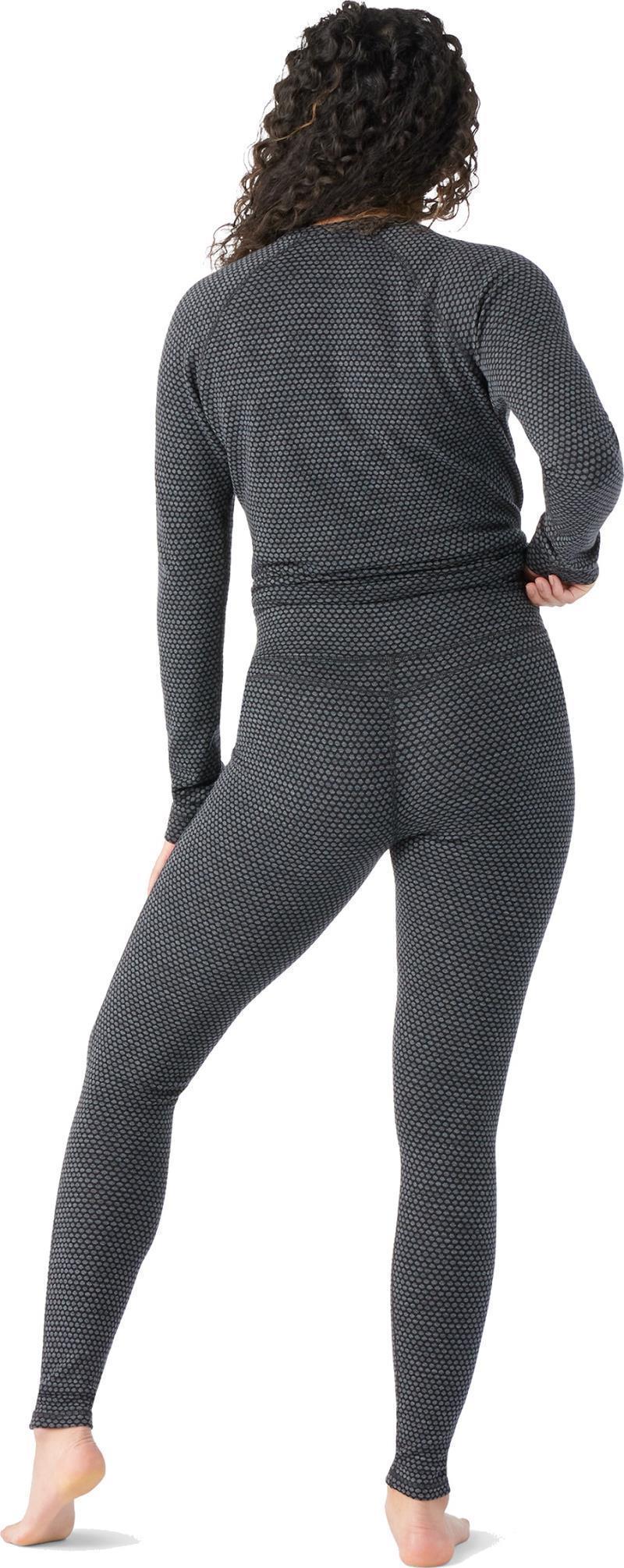 Classic Thermal Merino 250 Base Layer Bottoms - Womens - black dot 1