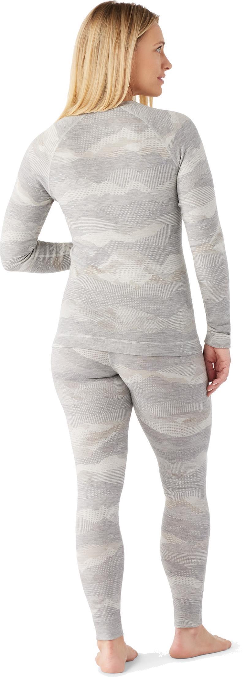 Classic Thermal Merino 250 Base Layer Bottoms - Womens - light gray mountain scape 1