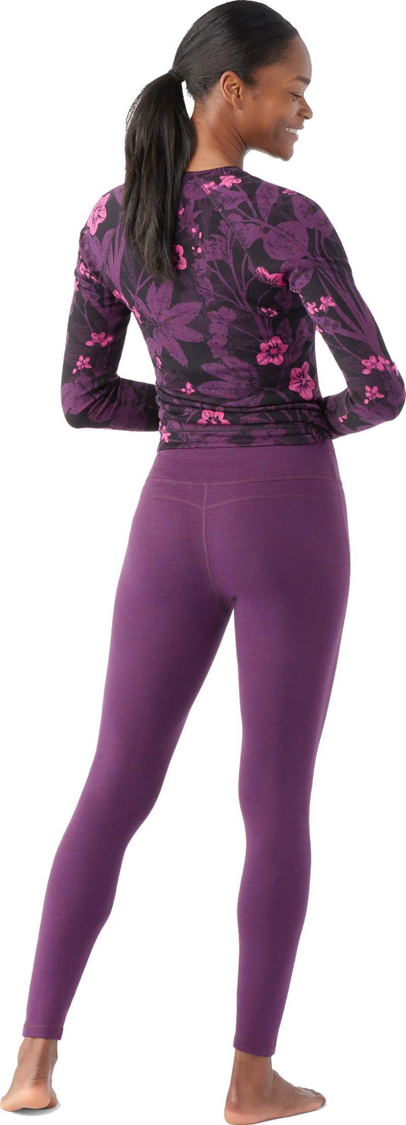 Classic Thermal Merino 250 Base Layer Bottoms - Womens - purple iris heather 1