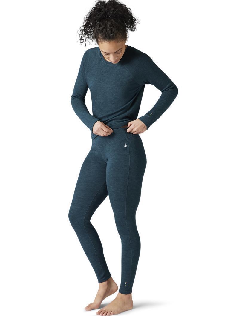 Classic Thermal Merino 250 Base Layer Bottoms - Womens - twilight blue heather 1