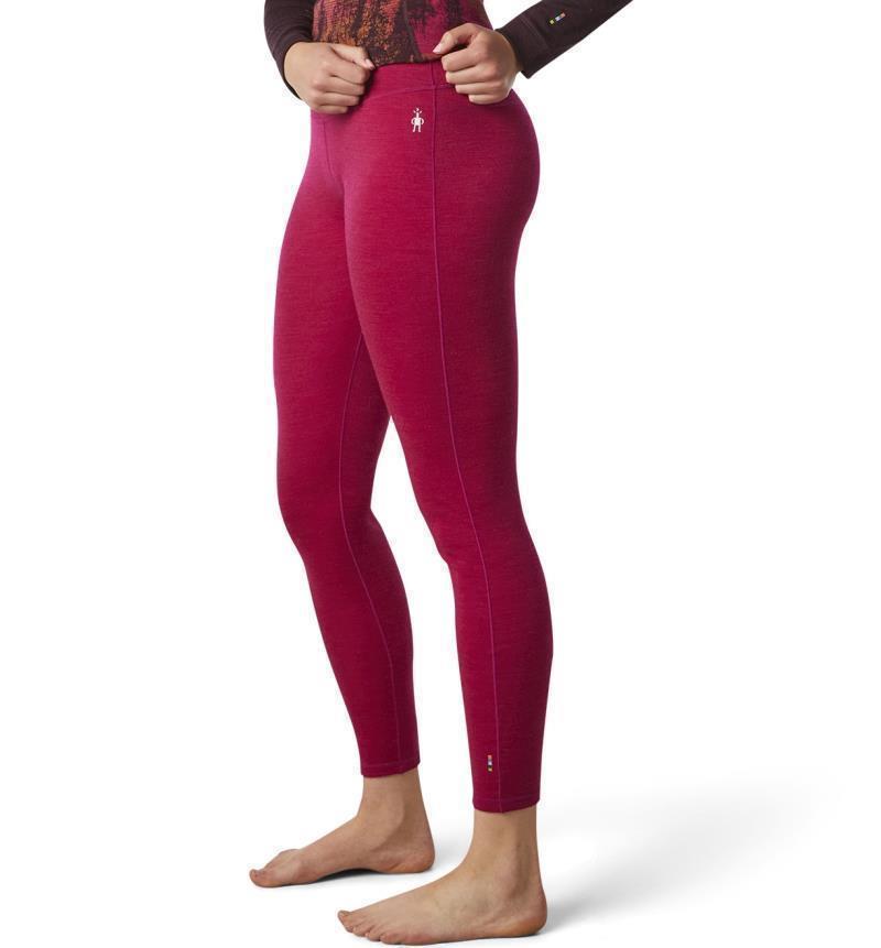 Classic Thermal Merino 250 Base Layer Bottoms - Womens - very berry heather 1