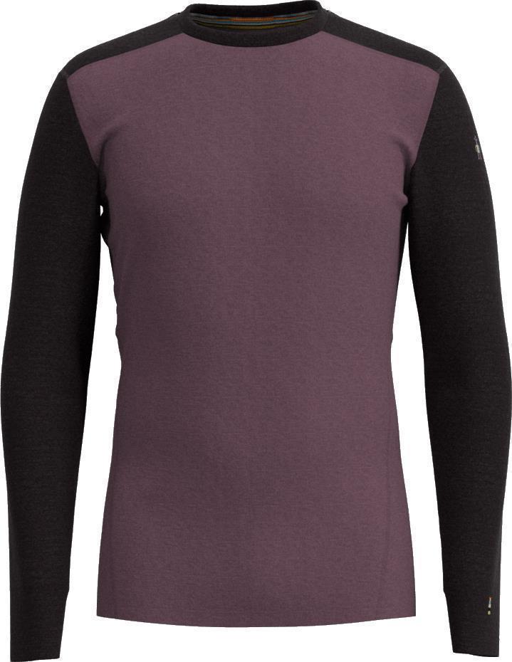 Classic Thermal Merino (250) Base Layer Crew - Mens - Argyle Purple Heather 1