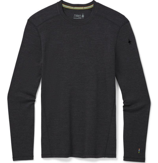 Classic Thermal Merino (250) Base Layer Crew - Mens - Charcoal Heather 1