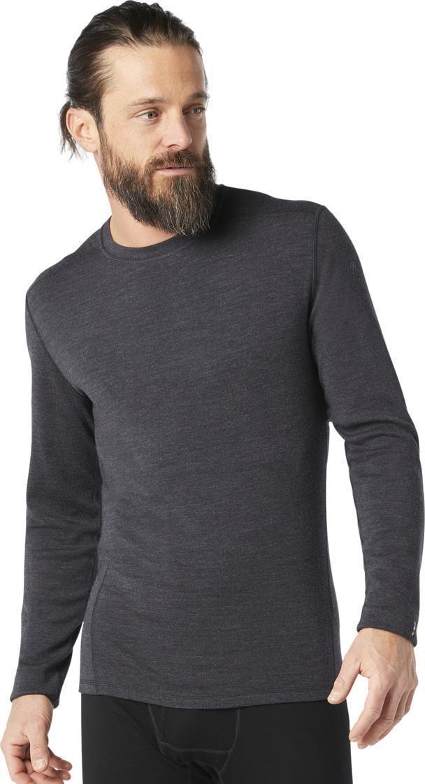 Classic Thermal Merino (250) Base Layer Crew - Mens - Charcoal Heather 2