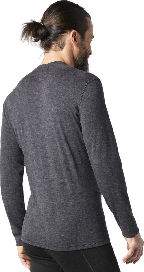 Classic Thermal Merino (250) Base Layer Crew - Mens - Charcoal Heather 3