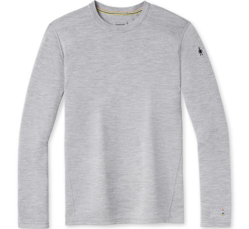Classic Thermal Merino (250) Base Layer Crew - Mens - Light Gray Heather 1