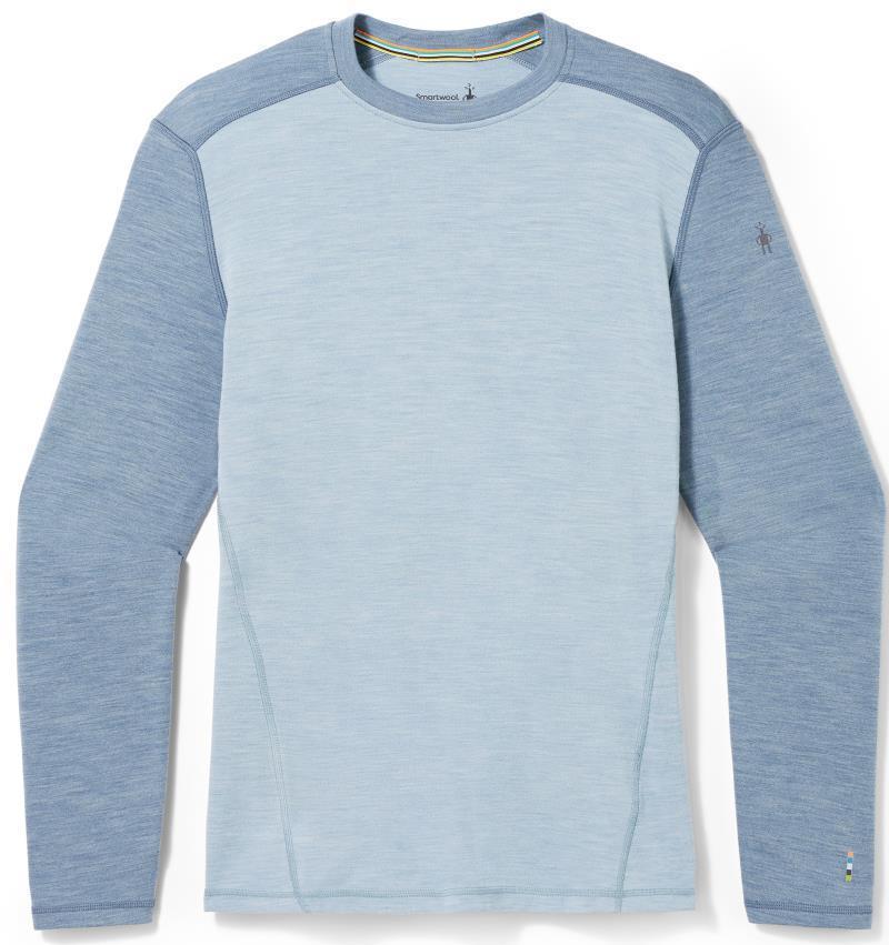 Classic Thermal Merino (250) Base Layer Crew - Mens - Pewter Blue / Lead 1