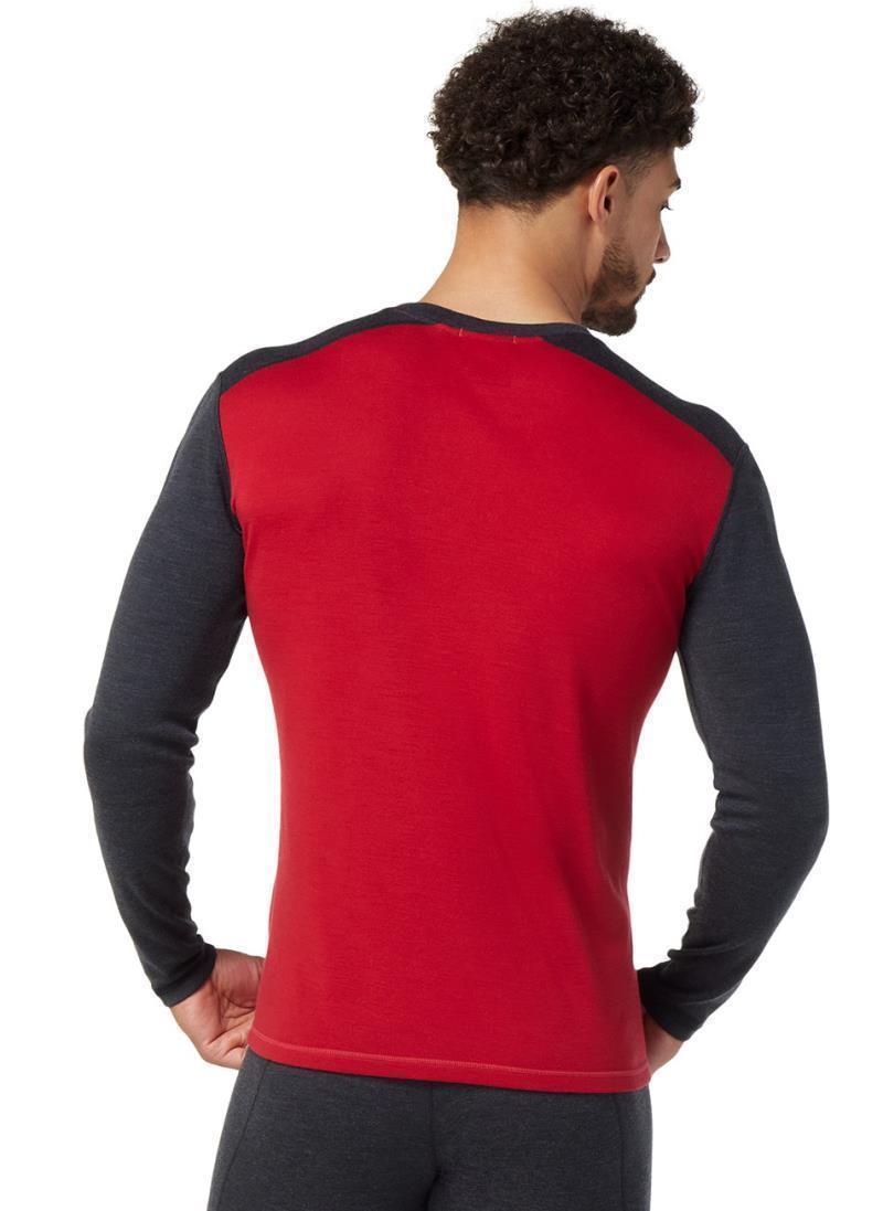 Classic Thermal Merino (250) Base Layer Crew - Mens - Rhythmic Red 3
