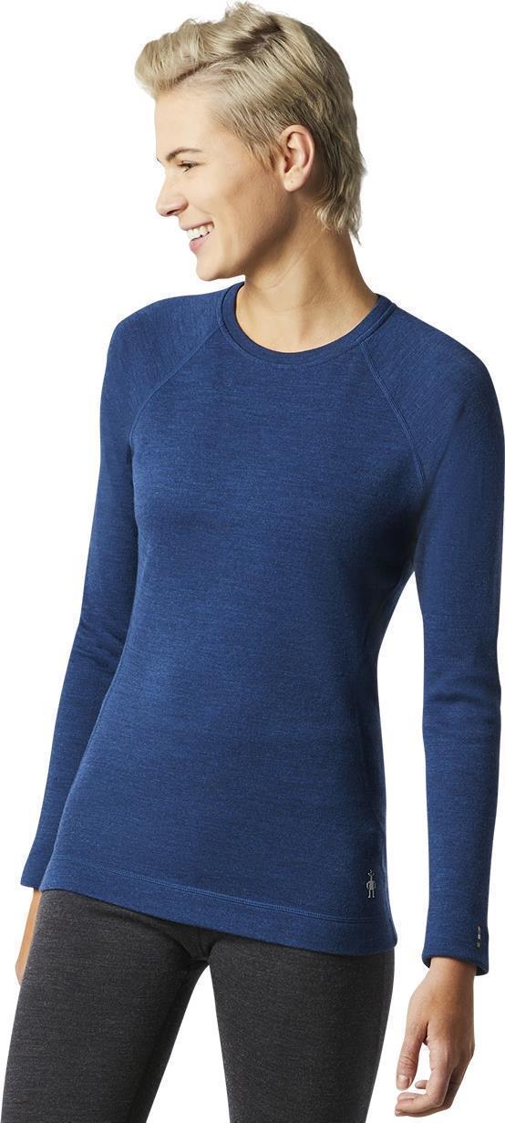 Classic Thermal Merino 250 Base Layer Crew - Womens - Alpine Blue Heather 2
