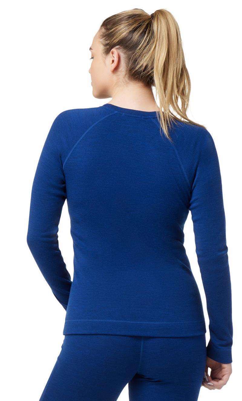 Classic Thermal Merino 250 Base Layer Crew - Womens - Blueberry Hill Heather 3