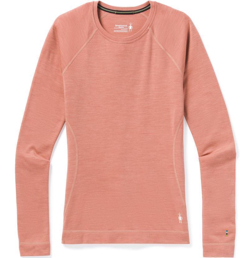 Classic Thermal Merino 250 Base Layer Crew - Womens - Canyon Rose Heather 1
