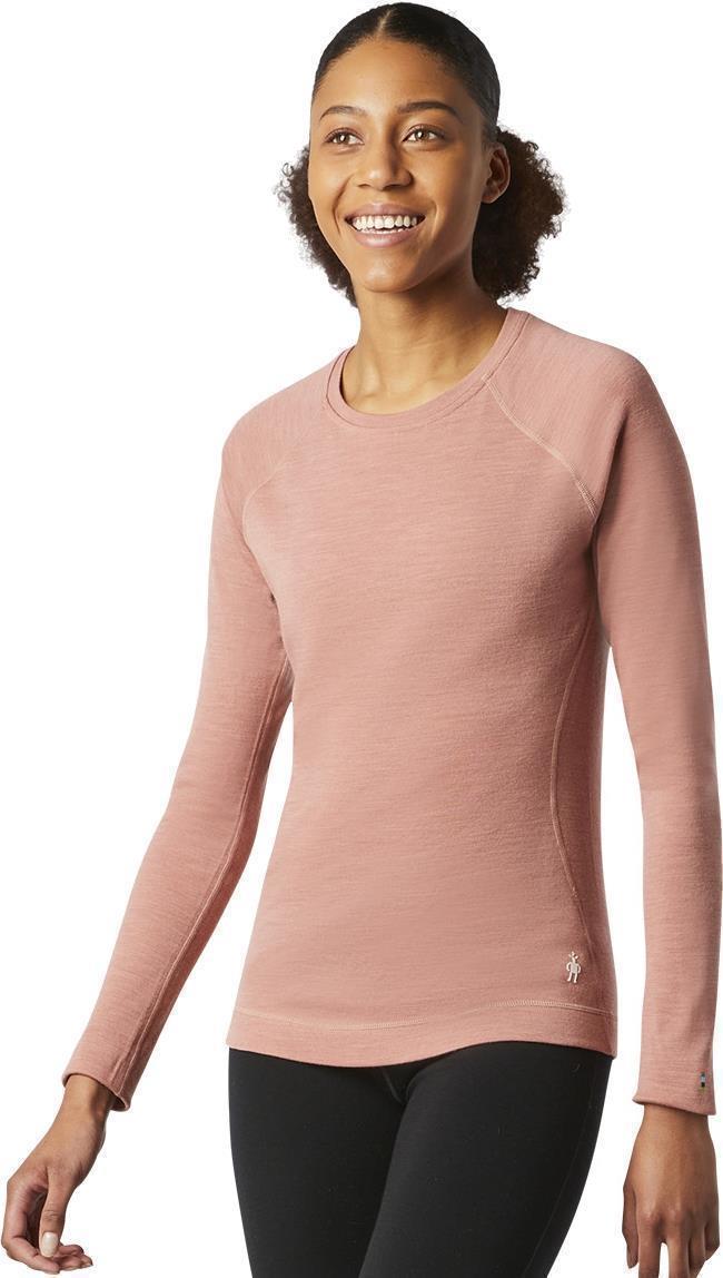 Classic Thermal Merino 250 Base Layer Crew - Womens - Canyon Rose Heather 2