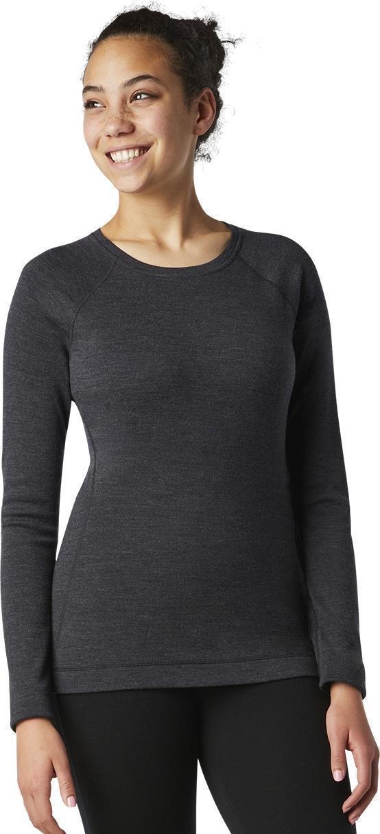 Classic Thermal Merino 250 Base Layer Crew - Womens - Charcoal Heather 2
