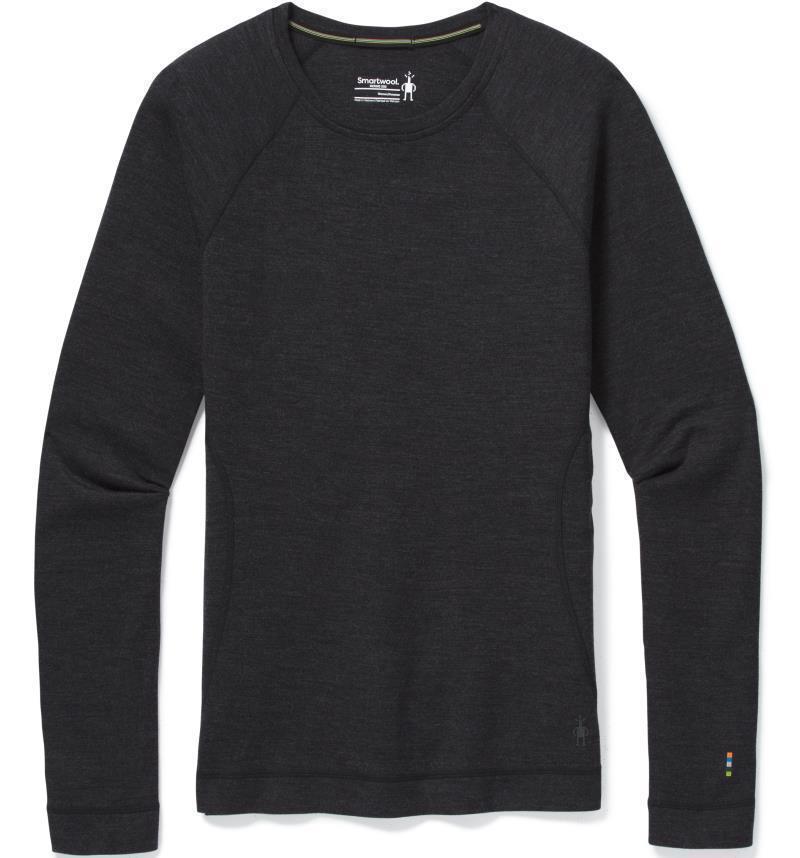 Classic Thermal Merino 250 Base Layer Crew - Womens - Charcoal Heather 1