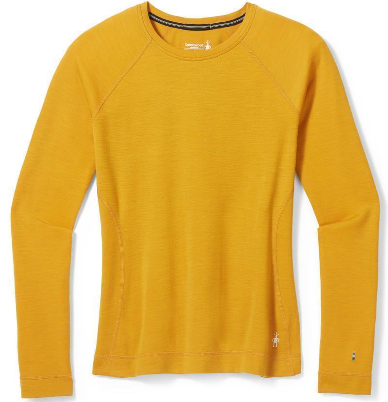 Classic Thermal Merino 250 Base Layer Crew - Womens - Honey Gold Heather 1