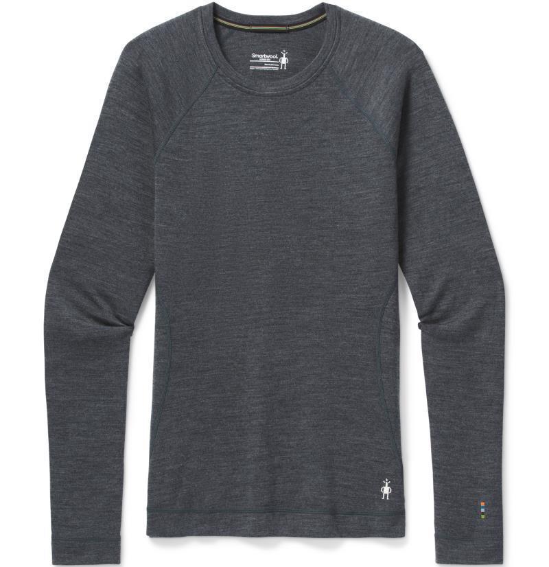 Classic Thermal Merino 250 Base Layer Crew - Womens - Medium Gray Heather 1