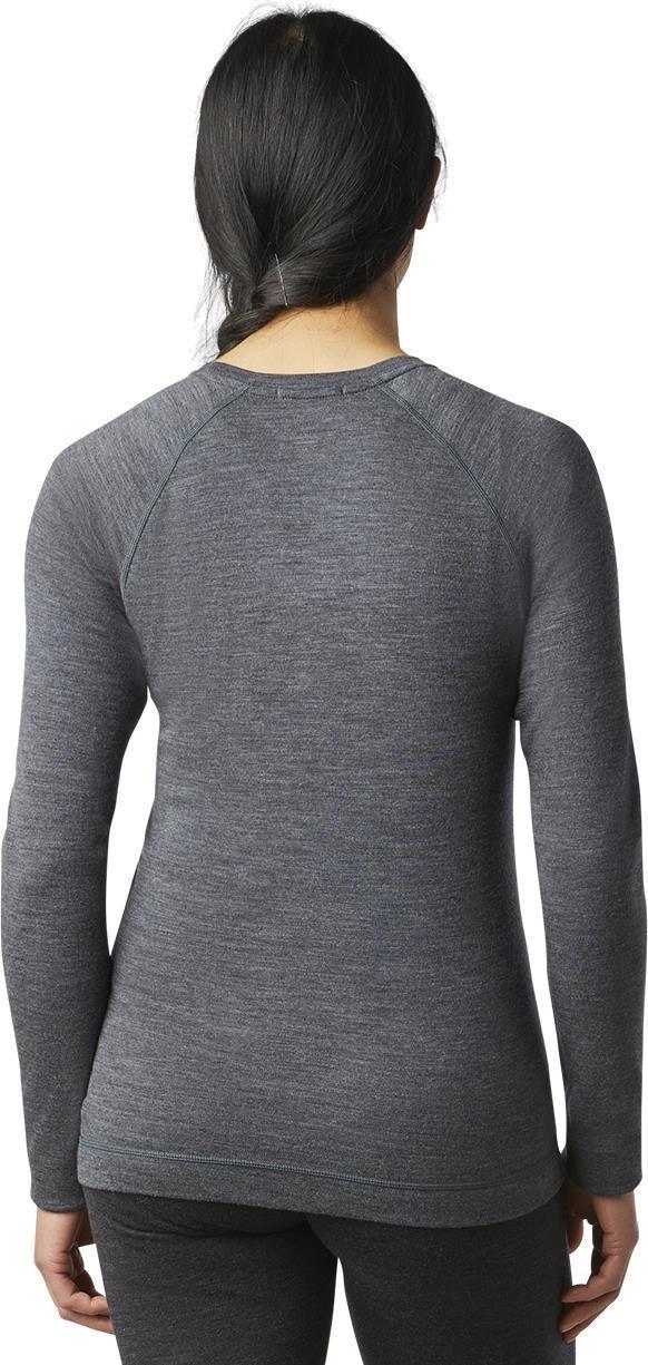 Classic Thermal Merino 250 Base Layer Crew - Womens - Medium Gray Heather 3