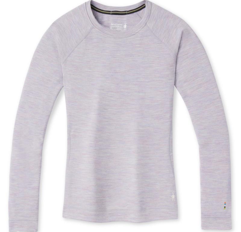 Classic Thermal Merino 250 Base Layer Crew - Womens - Purple Eclipse Heather 1