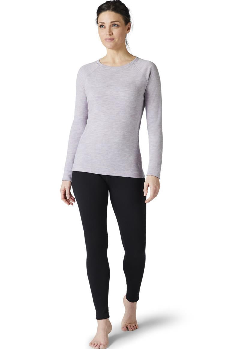 Classic Thermal Merino 250 Base Layer Crew - Womens - Purple Eclipse Heather 2