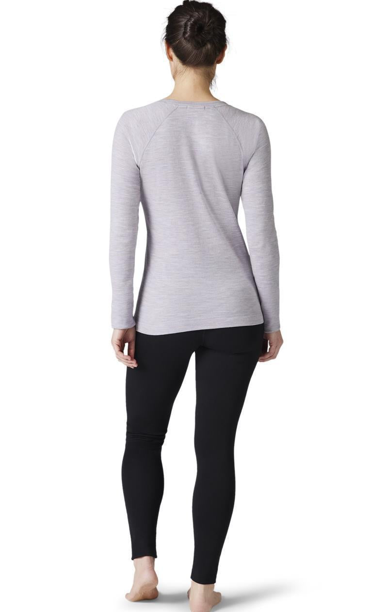 Classic Thermal Merino 250 Base Layer Crew - Womens - Purple Eclipse Heather 3