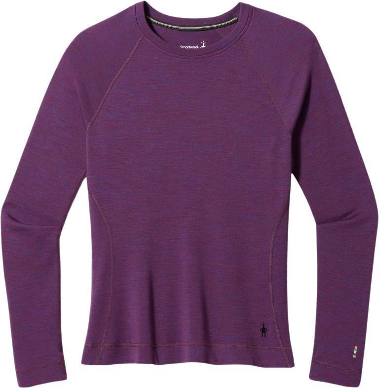Classic Thermal Merino 250 Base Layer Crew - Womens - Purple Iris Heather 1