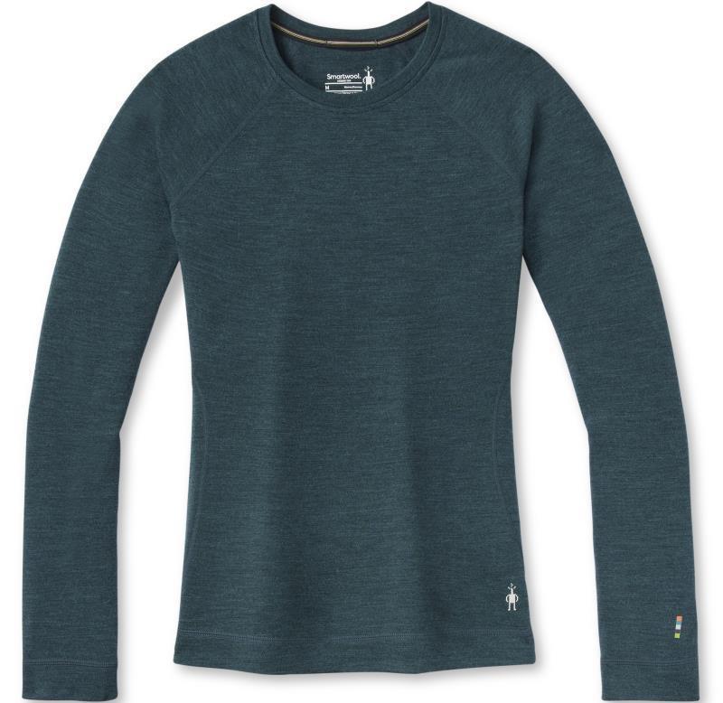 Classic Thermal Merino 250 Base Layer Crew - Womens - Twilight Blue Heather 1