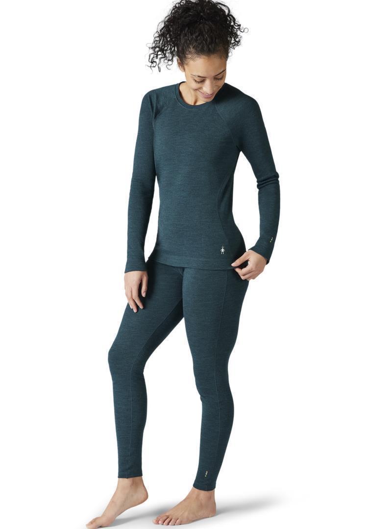 Classic Thermal Merino 250 Base Layer Crew - Womens - Twilight Blue Heather 2