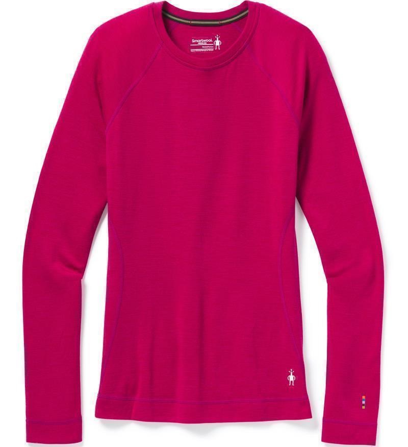 Classic Thermal Merino 250 Base Layer Crew - Womens - Very Berry Heather 1