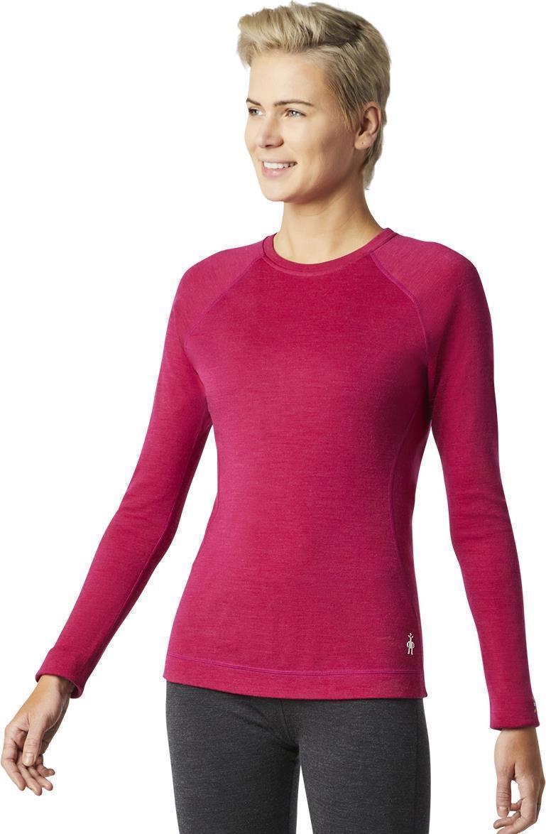 Classic Thermal Merino 250 Base Layer Crew - Womens - Very Berry Heather 2