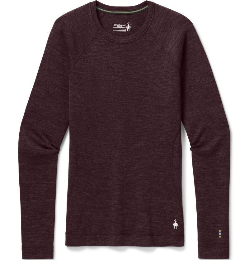 Classic Thermal Merino 250 Base Layer Crew - Womens - Woodsmoke Heather 1