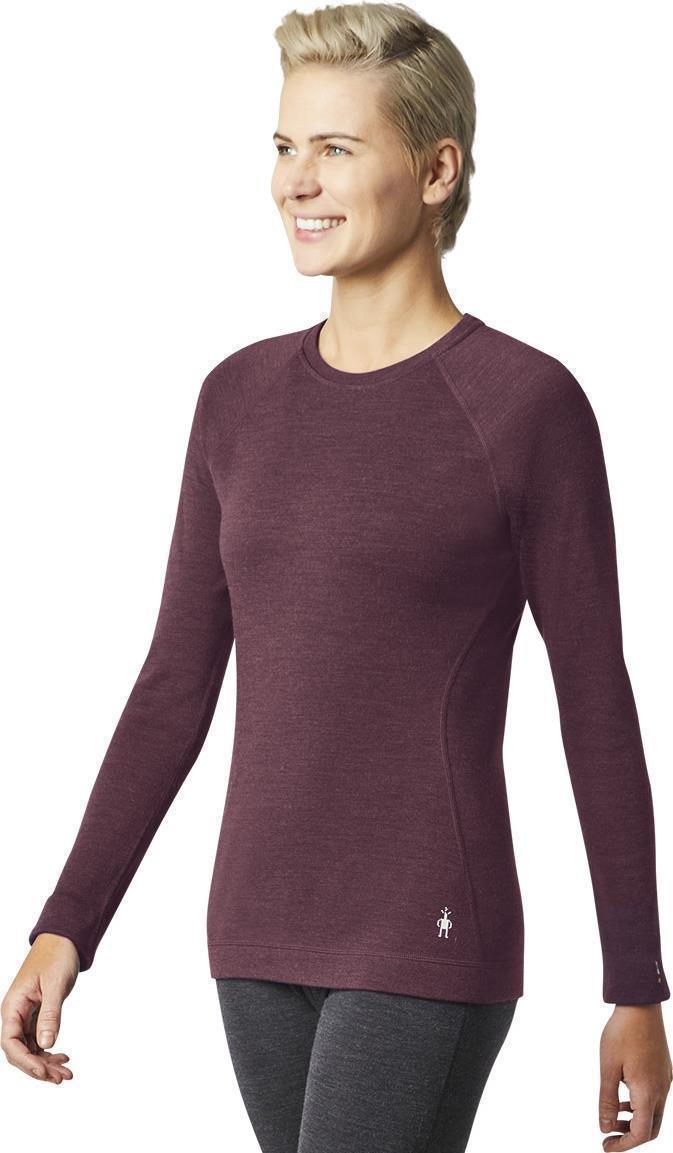 Classic Thermal Merino 250 Base Layer Crew - Womens - Woodsmoke Heather 2