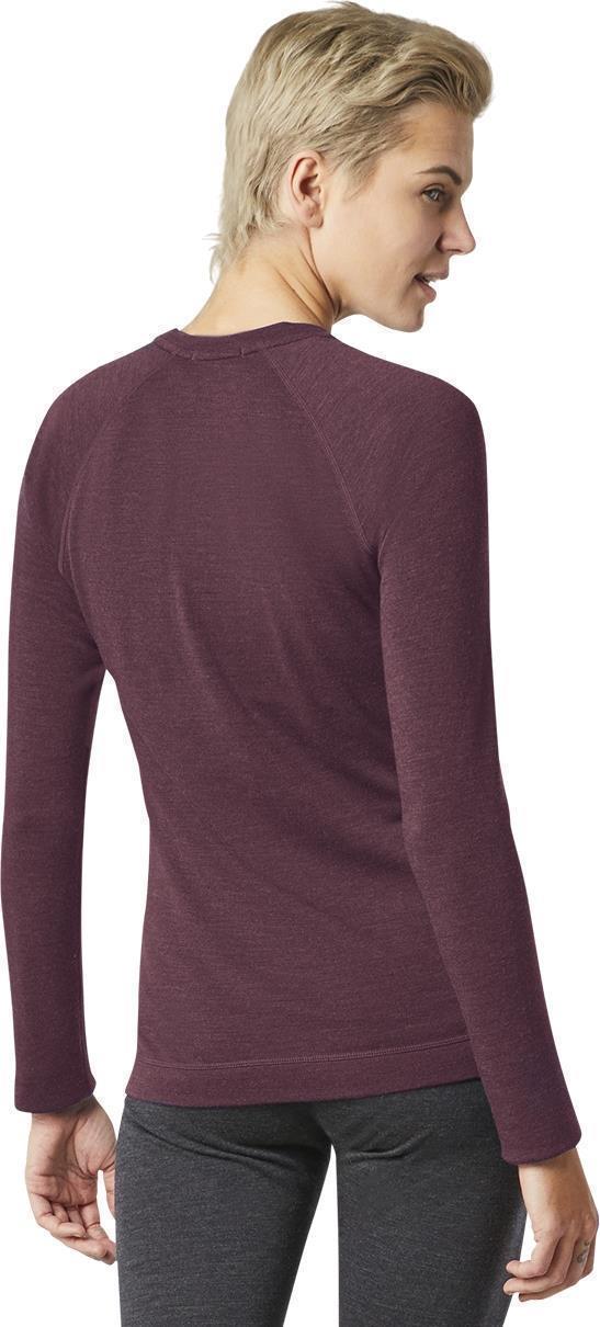 Classic Thermal Merino 250 Base Layer Crew - Womens - Woodsmoke Heather 3