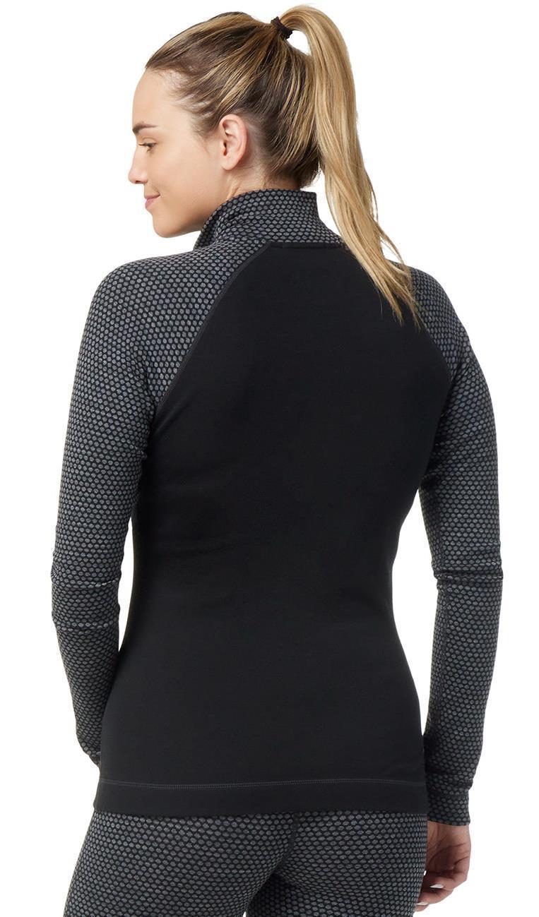 Classic Thermal Merino (250) Base Layer Pattern 1/4 Zip - Womens - Black Dot 3