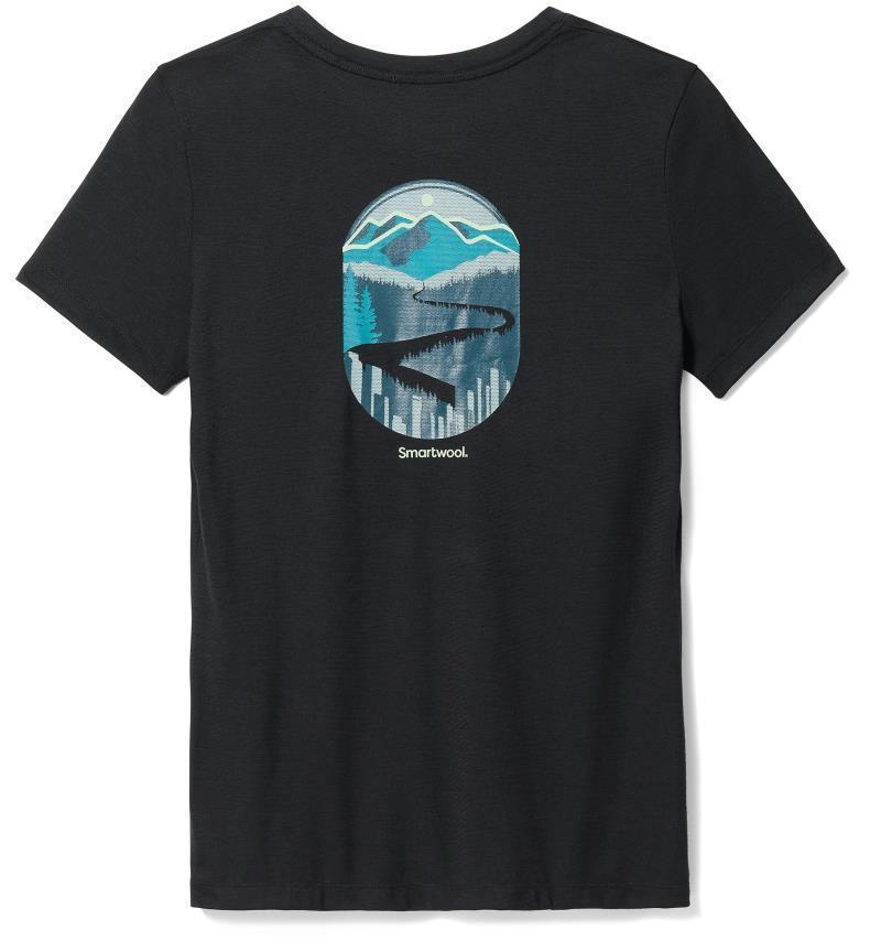 Denver Skyline Graphic SS Tee - Womens - Black 2