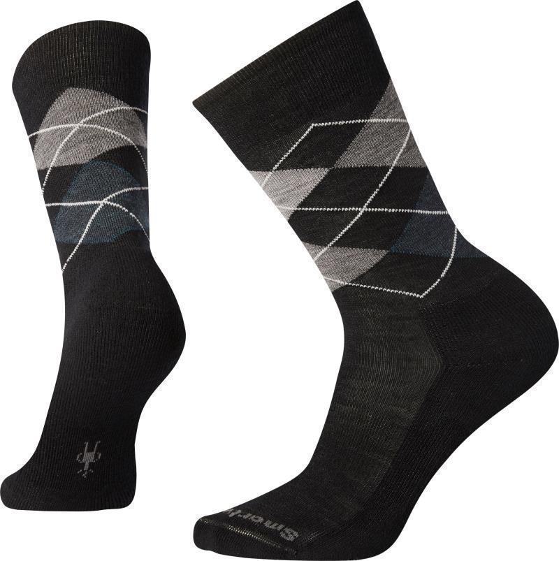 Diamond Jim Crew Socks - Mens - Black / Charcoal 1