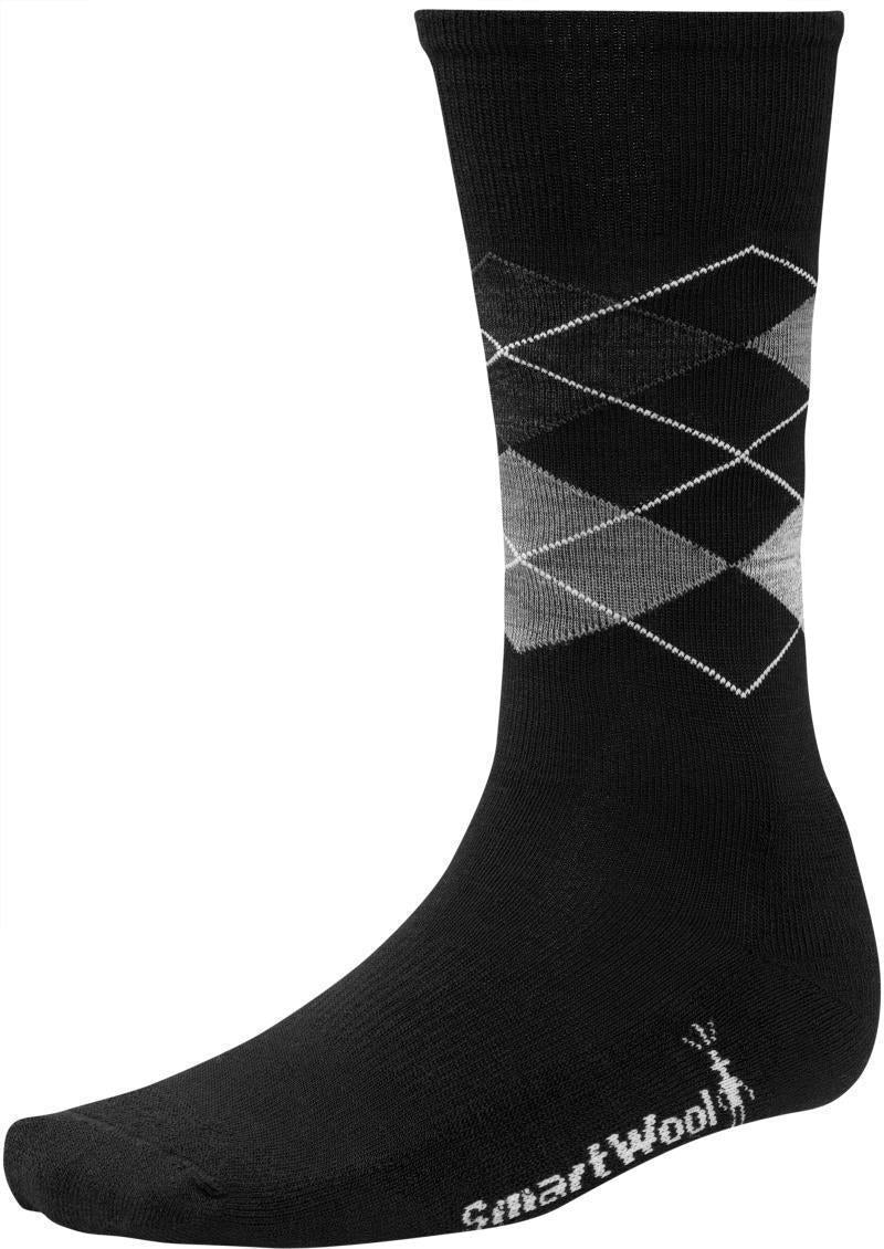 Diamond Jim Crew Socks - Mens - Black / Medium Gray Heather 1