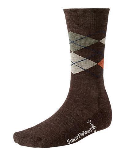 Diamond Jim Crew Socks - Mens - Chestnut Heather 1
