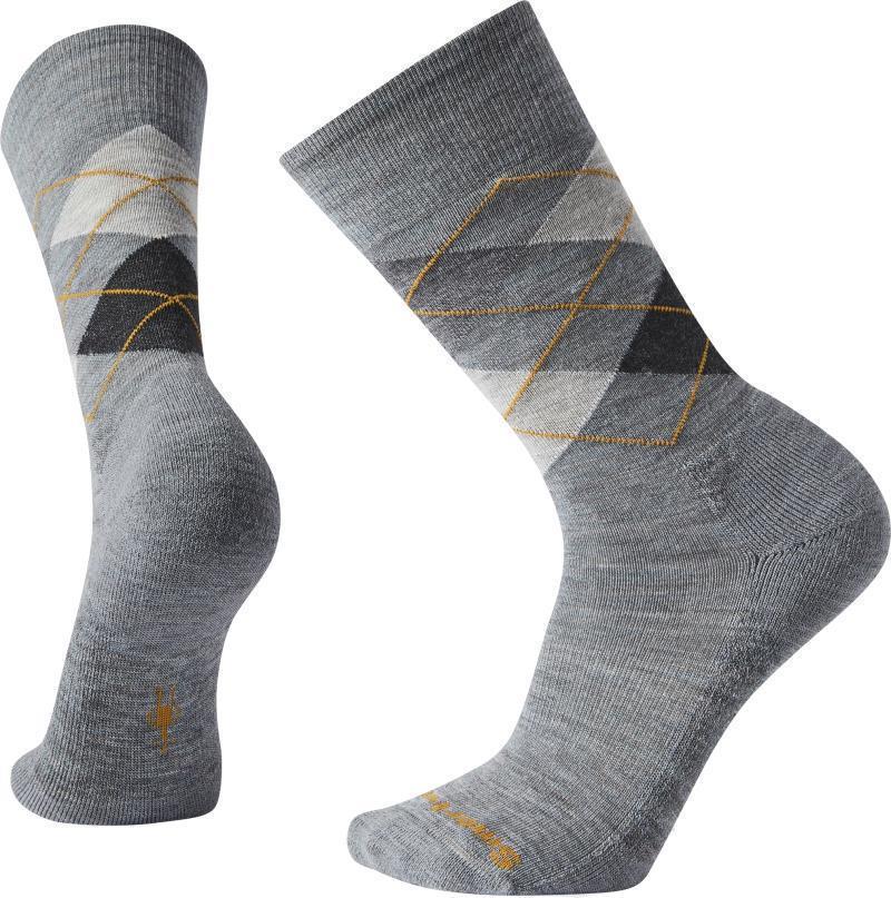 Diamond Jim Crew Socks - Mens - Lunar Gray 1