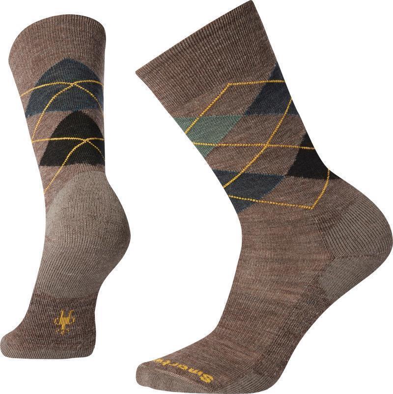 Diamond Jim Crew Socks - Mens - Taupe 1