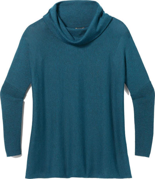 Edgewood Poncho Sweater - Womens - Twilight Blue 1