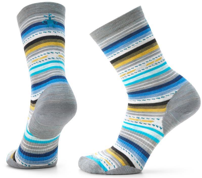 Everyday Margarita Crew Socks - Womens - Lunar Gray 1
