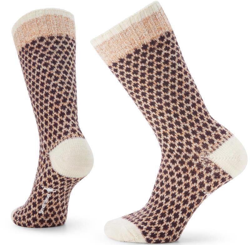 Everyday Popcorn Polka Dot Crew Socks - Unisex - Acorn 1