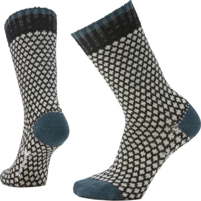 Everyday Popcorn Polka Dot Crew Socks - Unisex - Black 1
