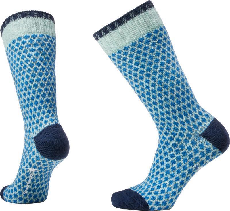 Everyday Popcorn Polka Dot Crew Socks - Unisex - Frosty Green 1