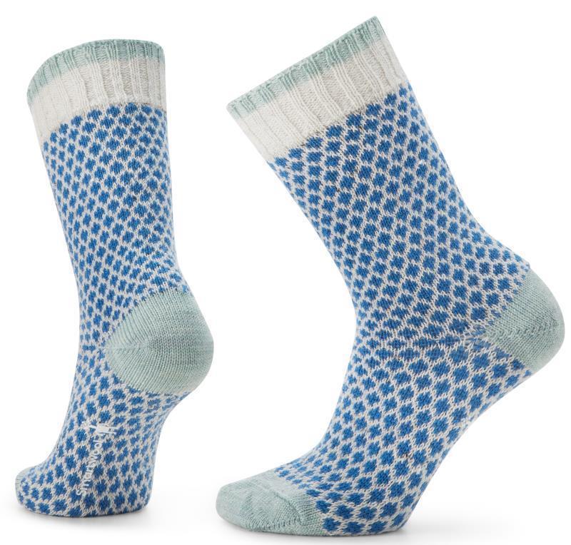 Everyday Popcorn Polka Dot Crew Socks - Unisex - Neptune Blue 1